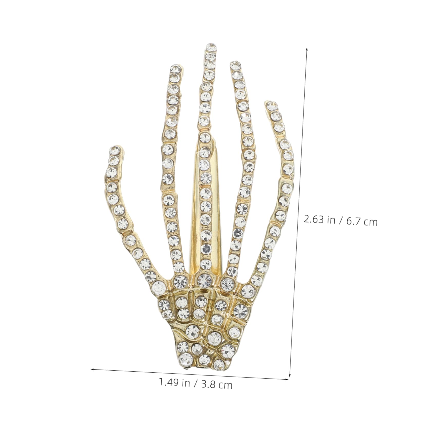 Baluue 40stücke Halloween Haarschmuck Mit -hand Haarnadeln Silberne Und Goldene Duckbill-haarspangen Für Partys Und Festliche Anlässe Mit Funkelnden Strasssteinen