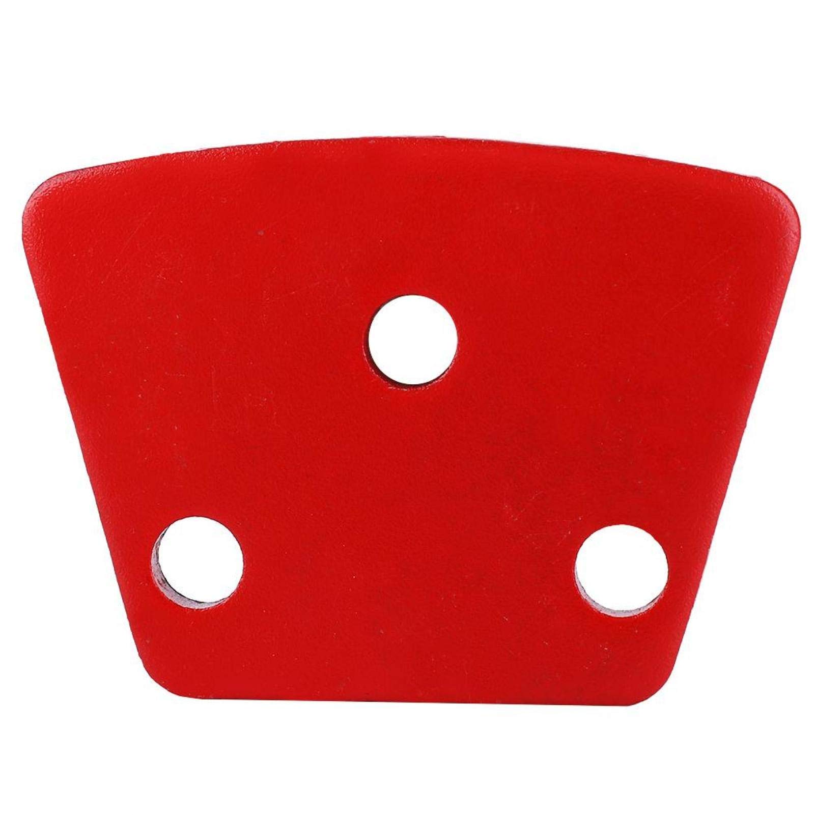 Eujgoov 3 piezas trapezoidal diamante hormigón/cemento/pintura piso pulido disco # 30 grano metal Bond raspador para amoladora piso hormigón
