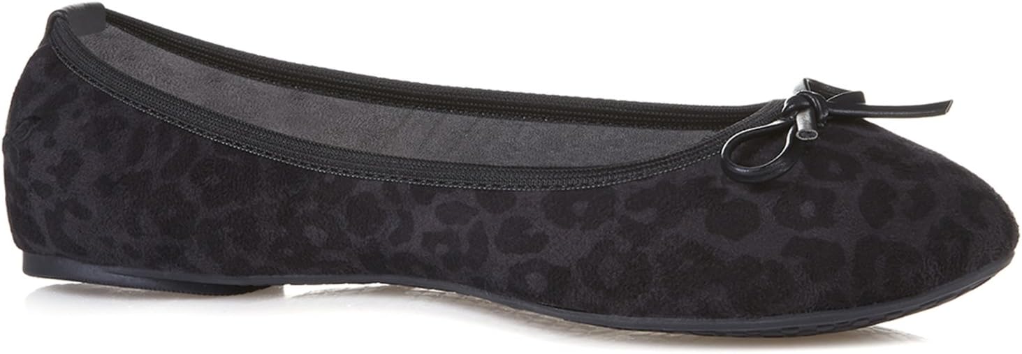 Cece Black Leopard Foldable Shoe, by Butterfly Twists (US - 7) (EU - 38)