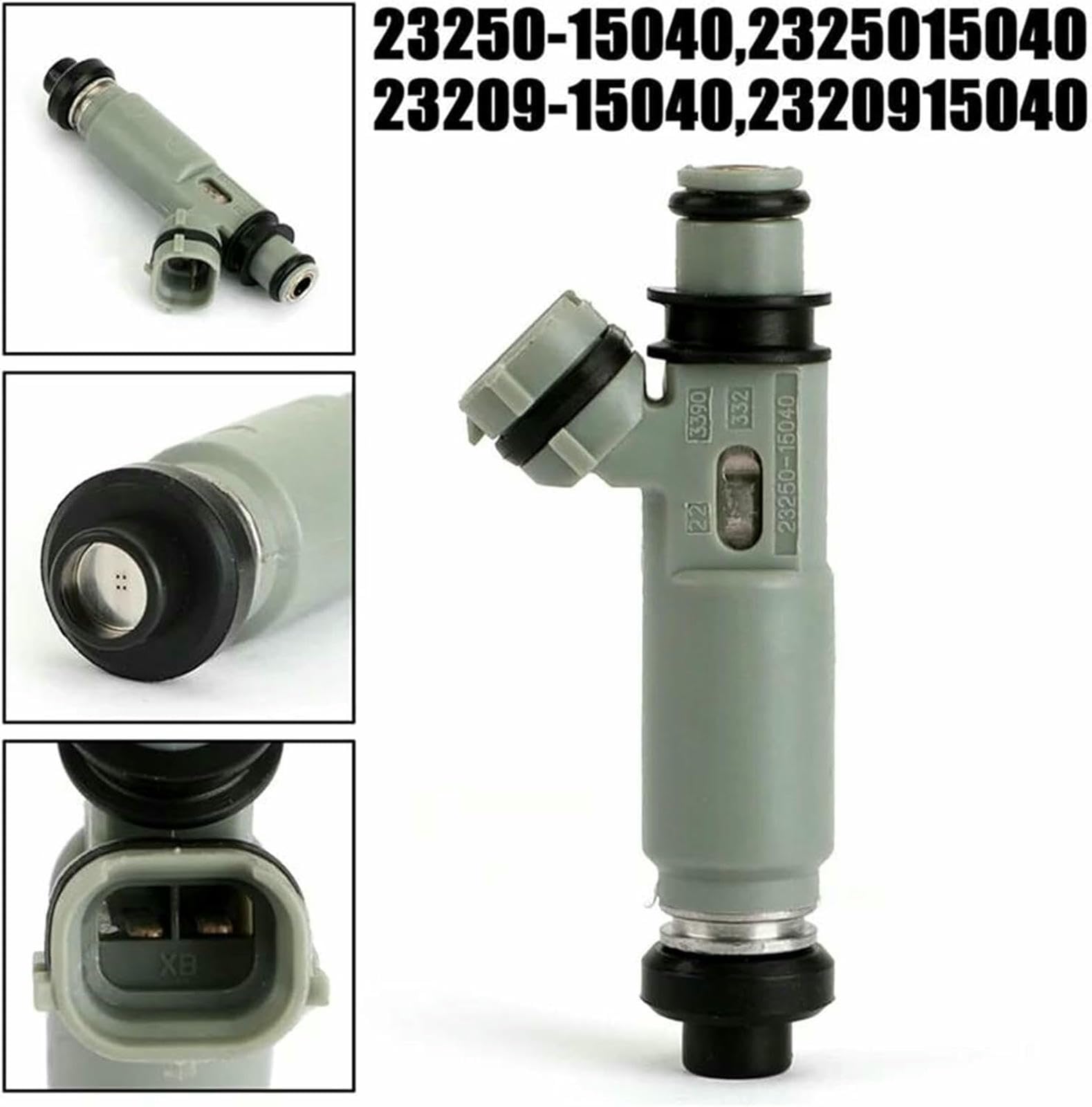 4 Iniettori di Carburante per Auto per Toyota per Soluna per Corolla per Sprinter per Trueno per Spacio 1.5L, 1.6L 23209-15040 23250-15040
