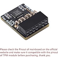 Vista 5 de TPM2.0 Módulo LPC 14Pin Módulo con Infineon SLB9665 para ASUS Motherboard Compatible con TPM-M R2.0
