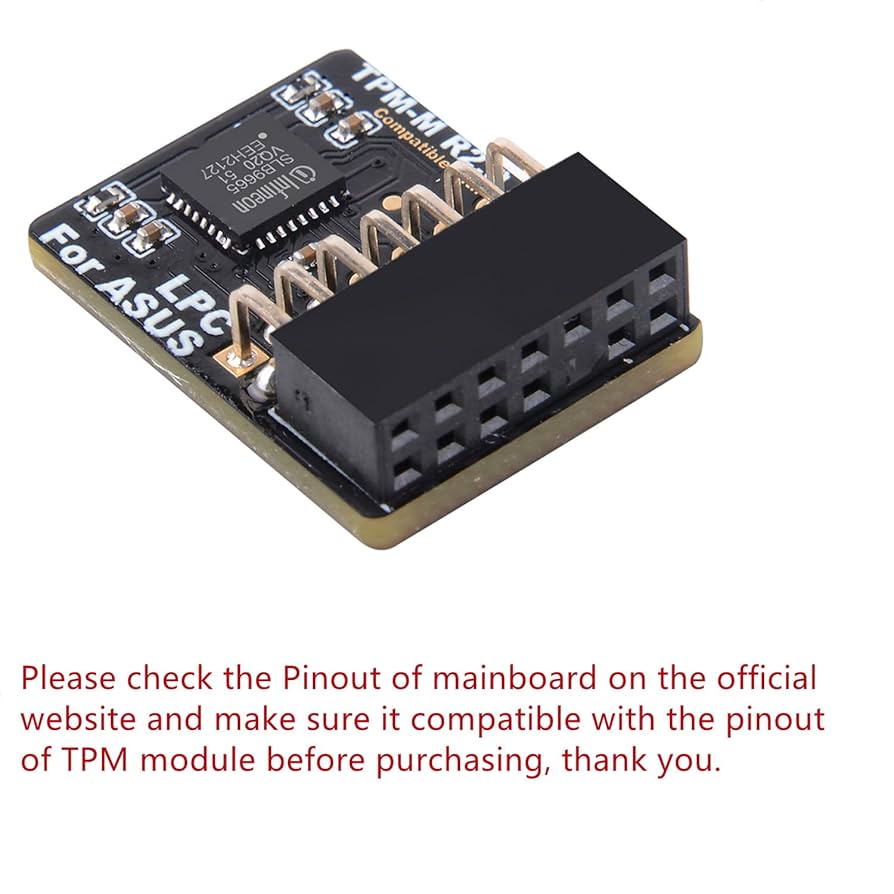 TPM2.0 モジュール LPC 14ピンSLB9665 ASUSマザーボード用 Amazon.co.jp: NewHail TPM2.0 モジュール LPC 14ピンモジュール