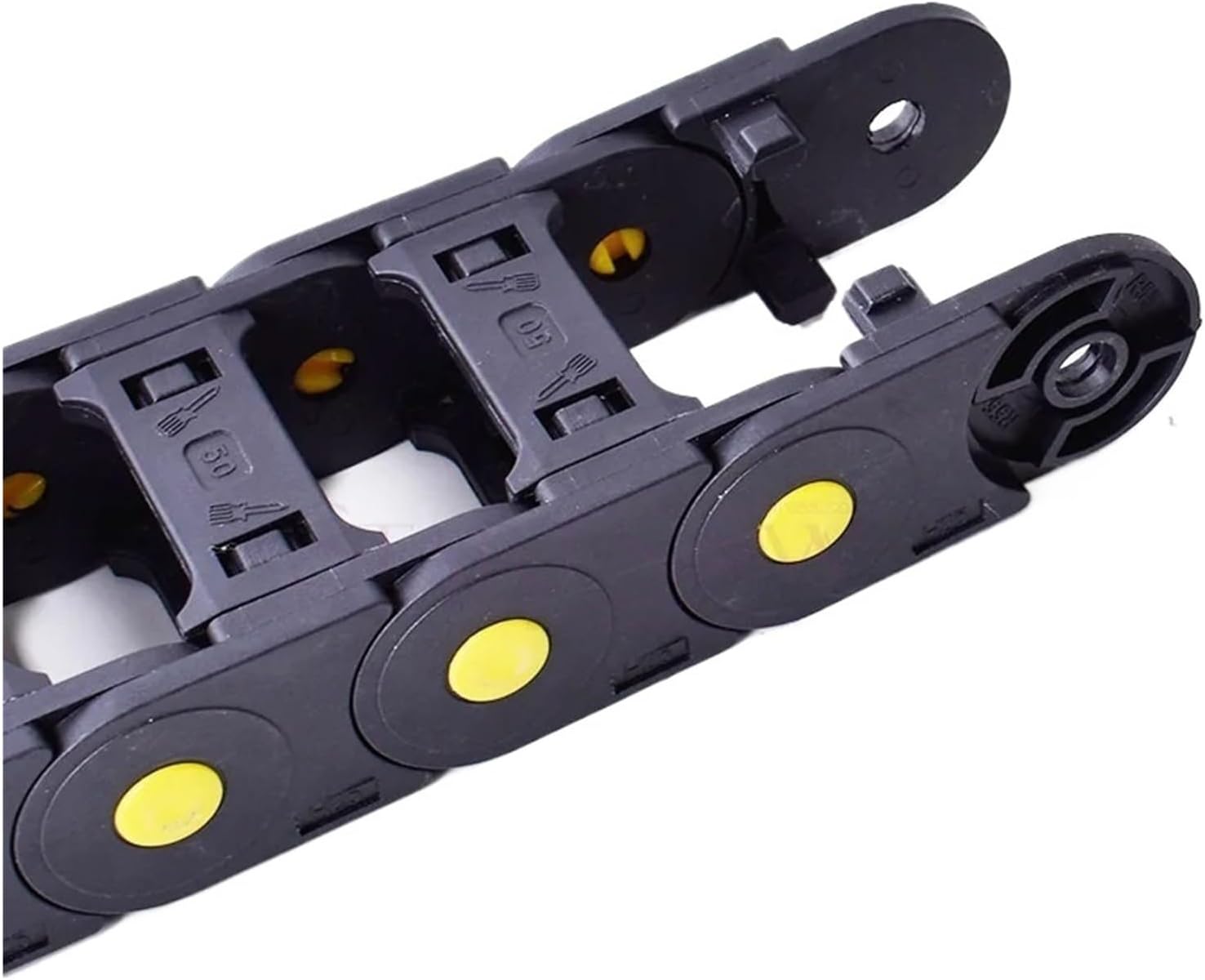 Bridge-Type Opening and Closing Drag Chain Plastic Transmission Cable Chains Bridge Opened Drag Chain(20x50L)