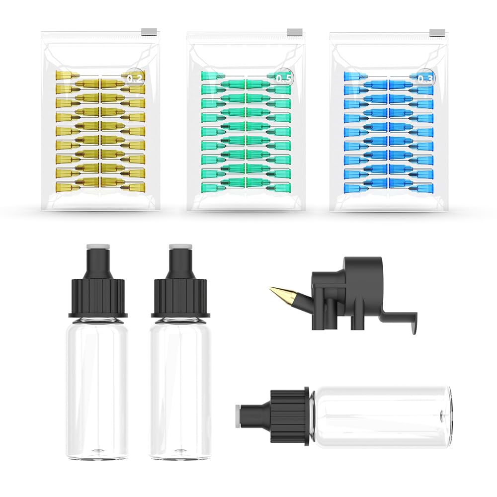 Amazon.com: Actekart Airbrush Nozzles and Bottles Kit - 150pc
