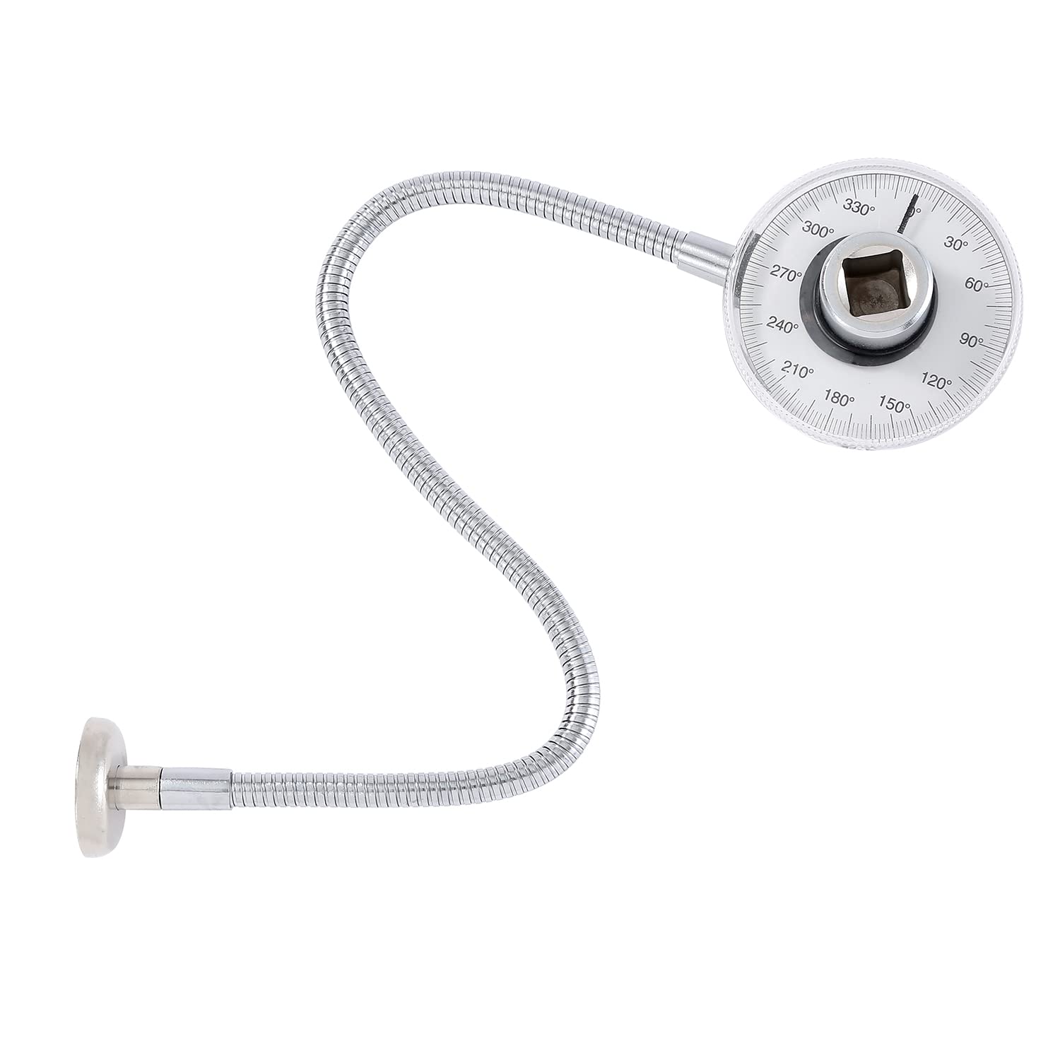 Medidor De ángulo De Torsión De 360° Con Imán Fuerte, Escala 0-360°, Brazo Ajustable, Para Mecánica De Coches