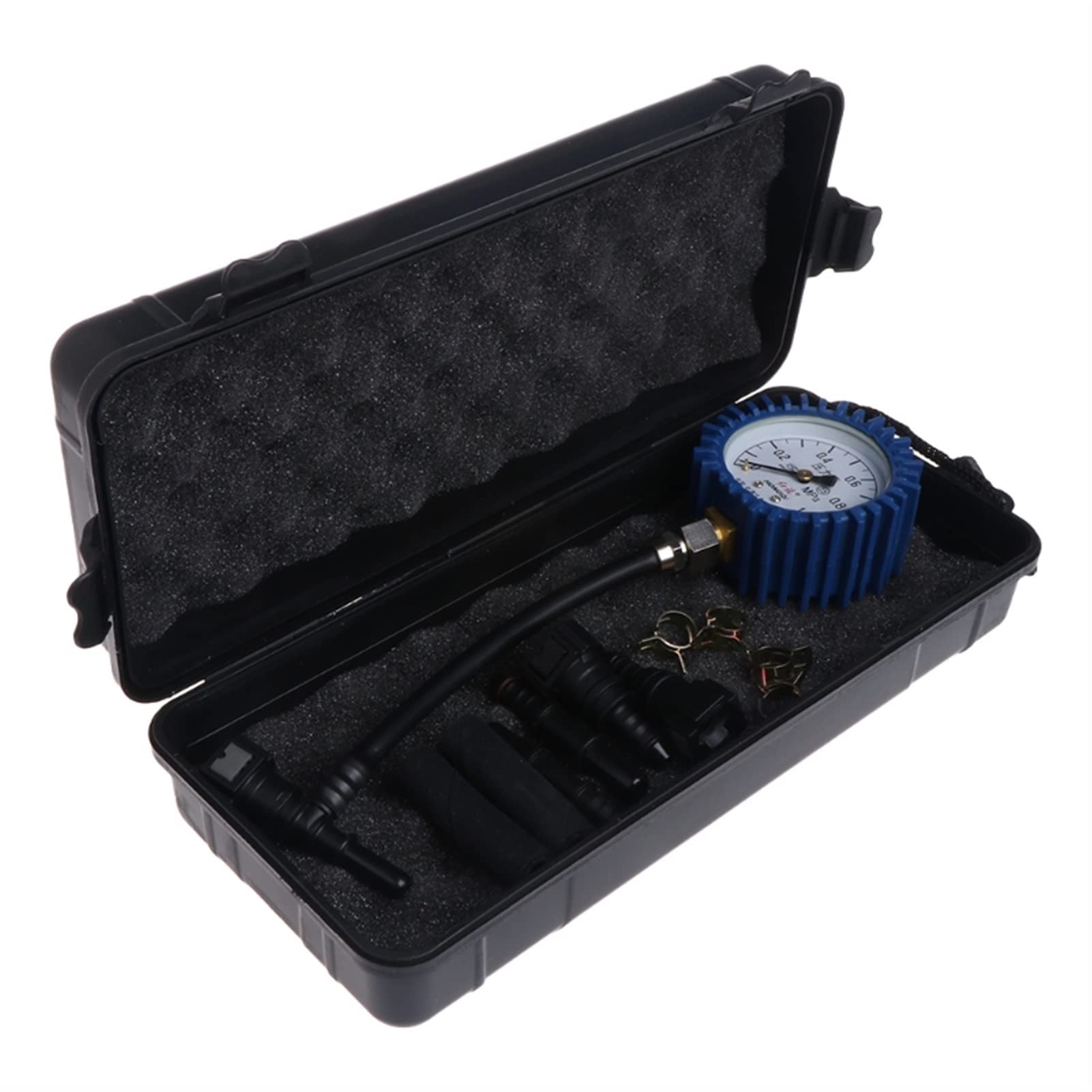 Medidor de presión de Combustible para Motocicleta y Coche de 0-1MPA, medidor de presión de Gasolina para Coche, Herramienta de Prueba con Conector de 7,89 y 9,49mm