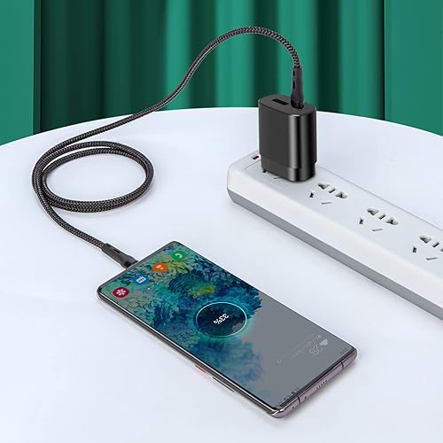 Miniatura 4 de Cargador súper rápido de 25 vatios PD 30 USB C tipo C cargador de doble puerto bloque de carga rápida compatible con Samsung Galaxy S22S22