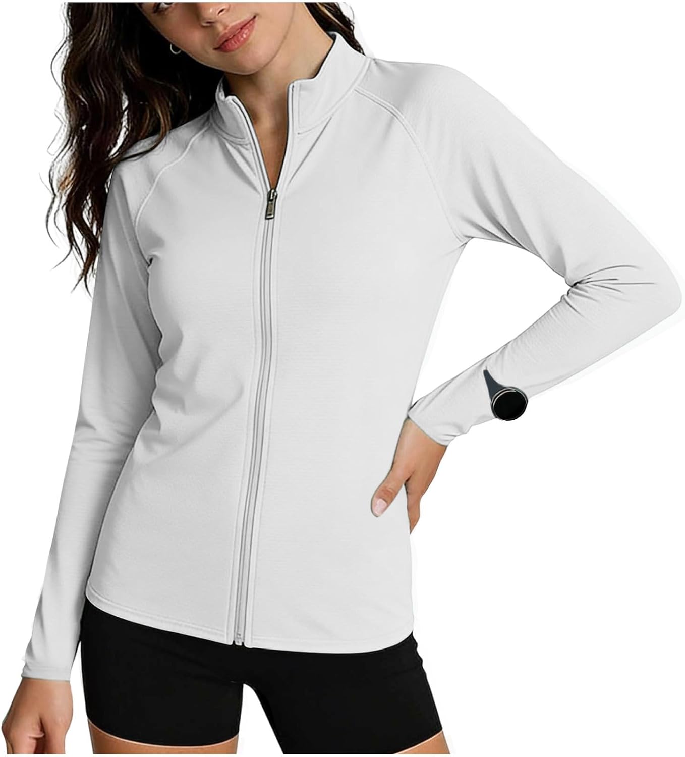 Women's UV Protection Jacket UPF 50+Full Zip Sun Hoodie Lightweight Hiking Fishing Outdoor Wear Travel Coats