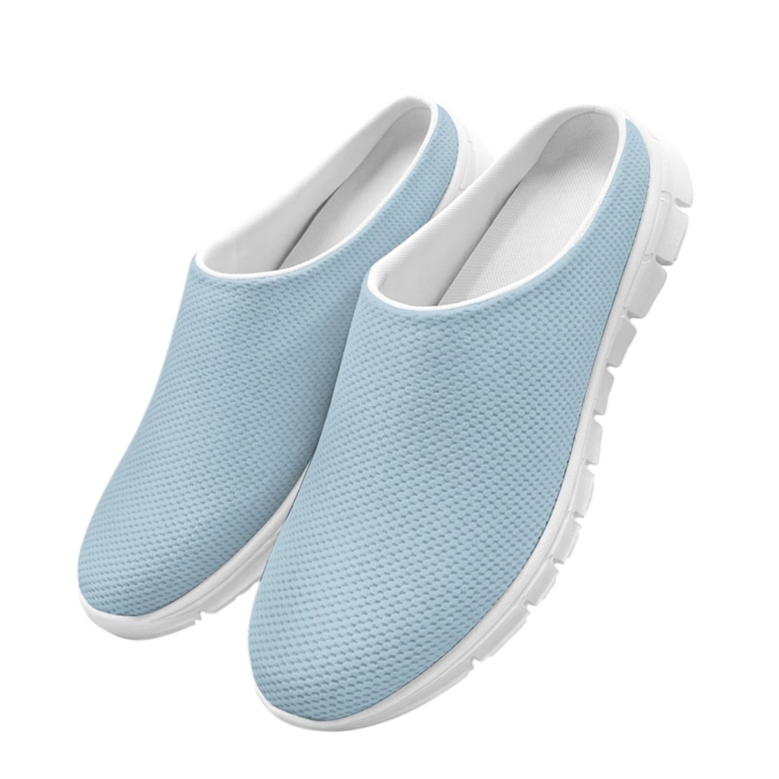 Women Lightweight Slip On Mesh Mule Sneaker Casual Open Back Shoes