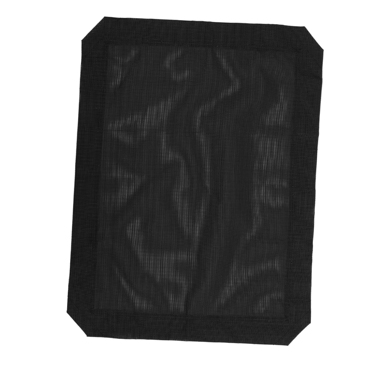 PENIKOKO Breathable Dog Bed Replacement Cover 88x56x19cm Black Oxford Cloth Mesh Pad Versatile Use Stylish Simple Elegance for Outdoor Home Decor