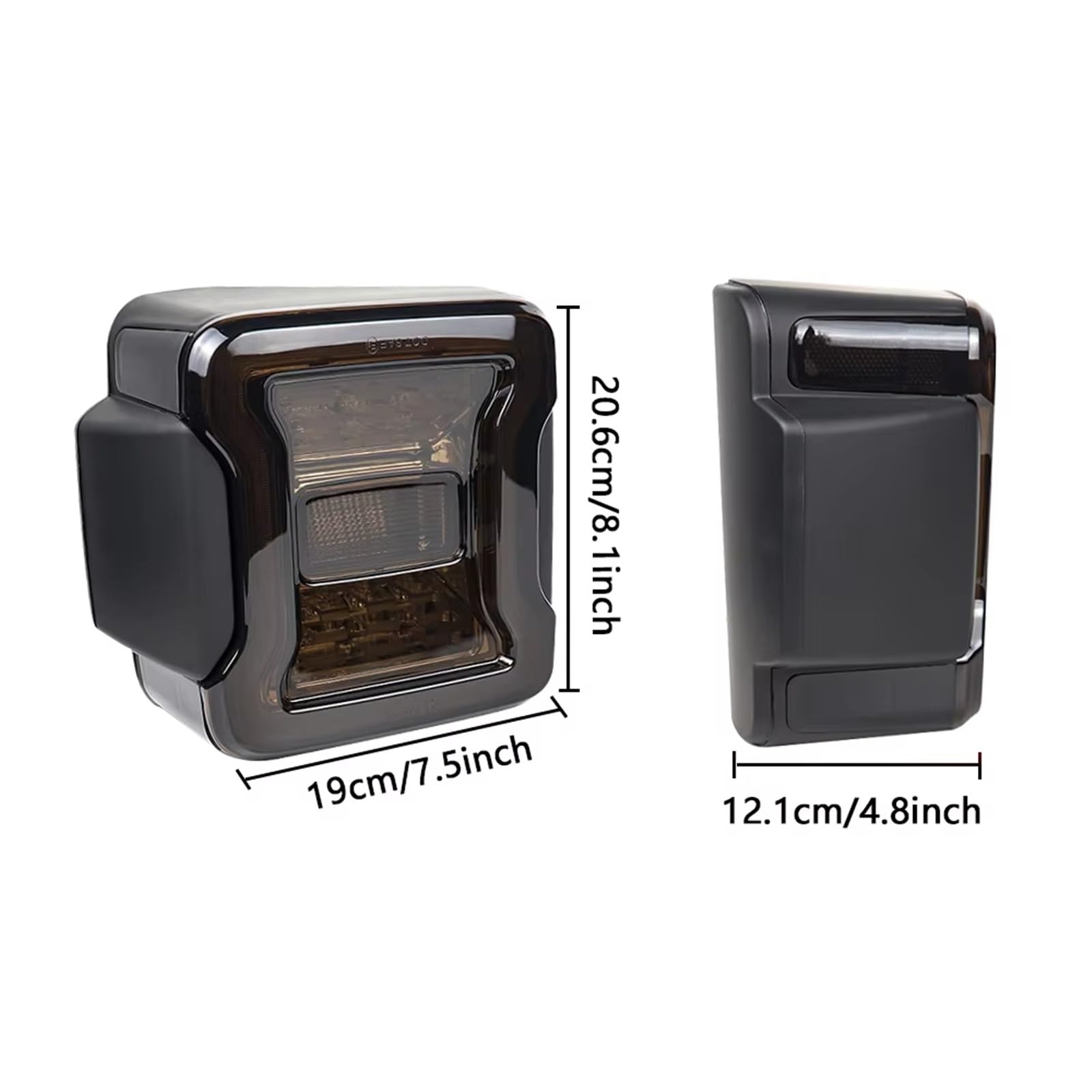 Fari Posteriori Auto Per Jeep Per Wrangler JK 2007-2017 Auto Luce Di Freno Di Retromarcia Indicatori Di Direzione Lampada Luci Di Marcia 2x Luci Di Coda Posteriori A LED Fanali Posteriore(Black Euro V