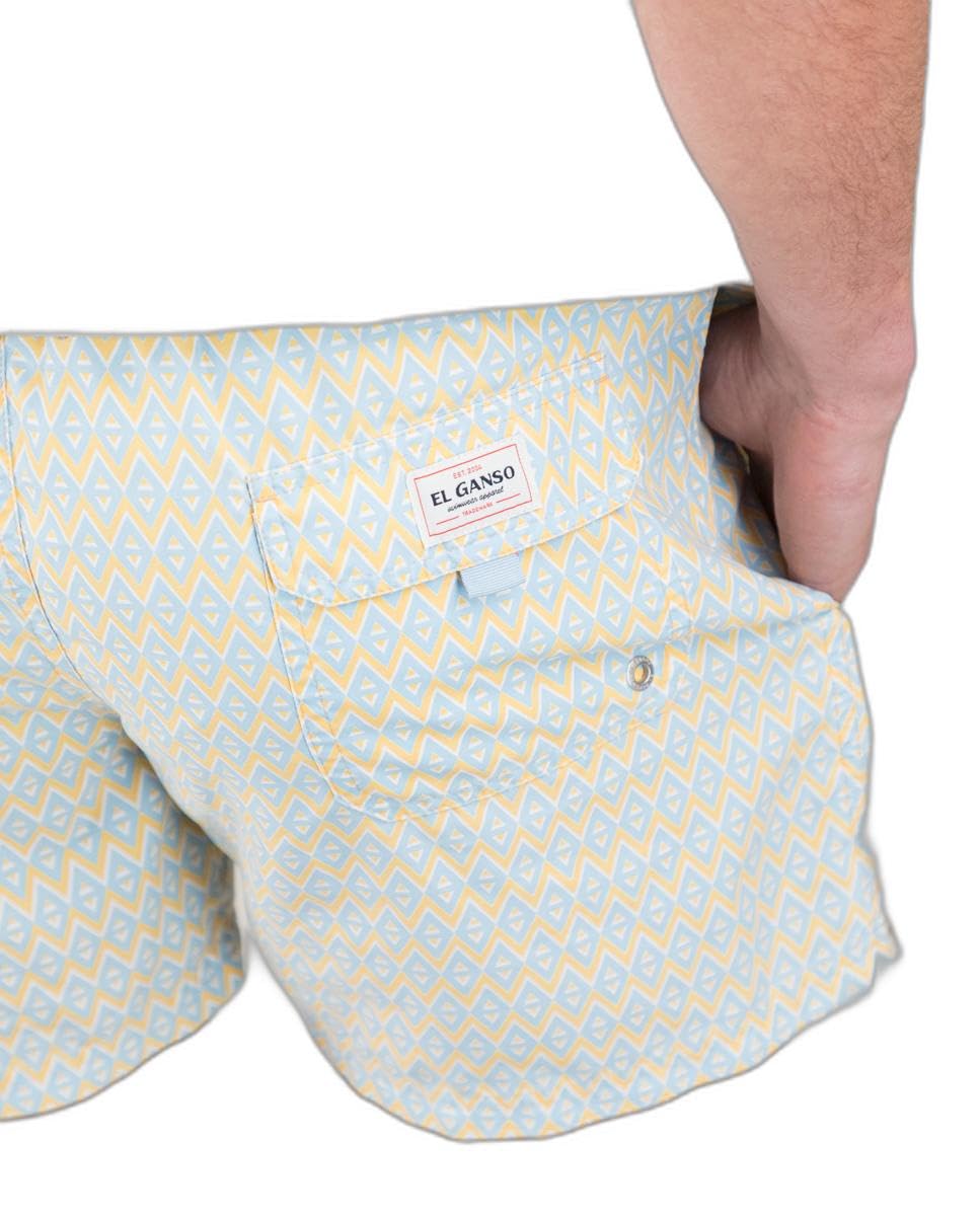 El Ganso Bañador Print Amarillo