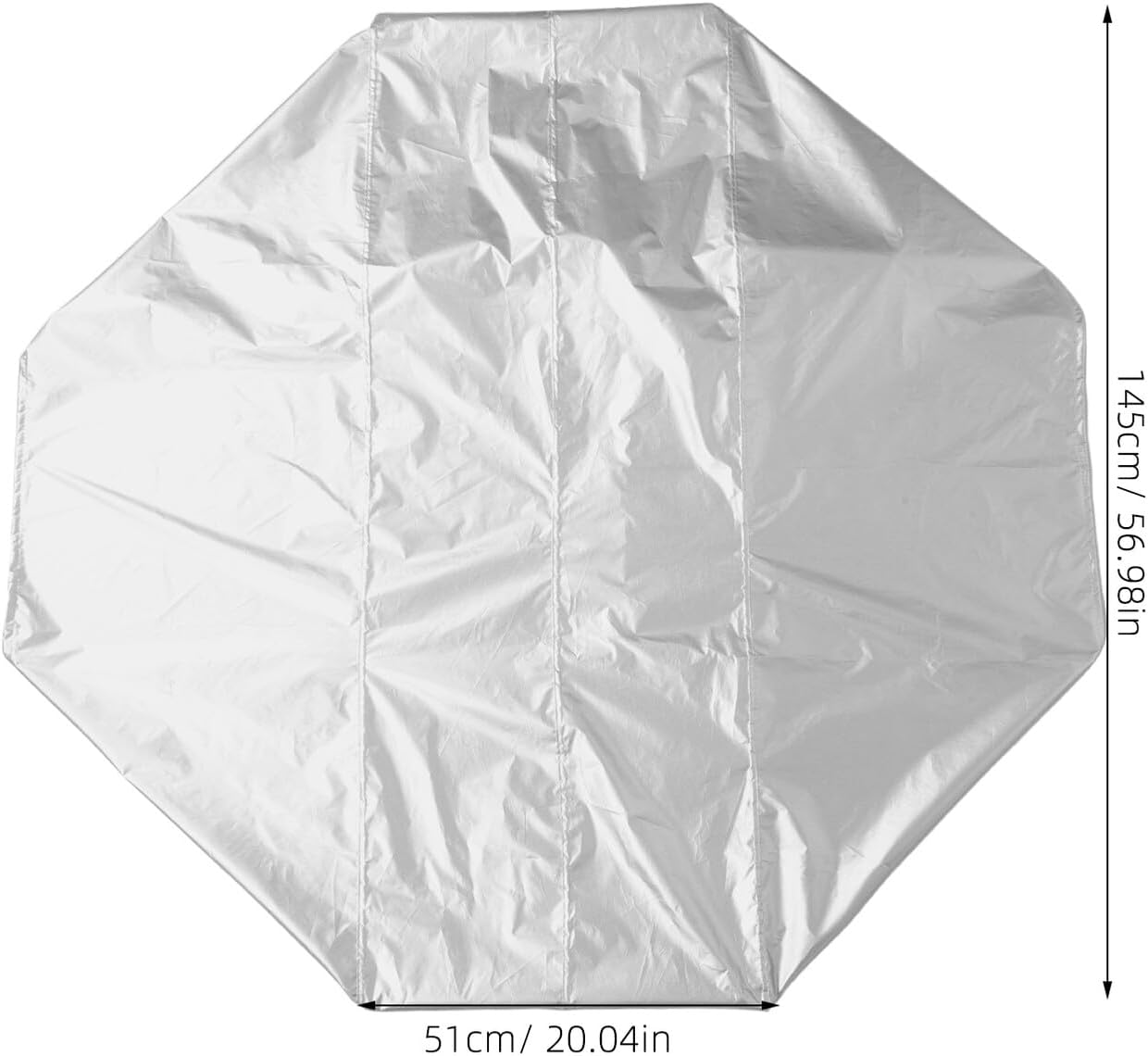 Heavy Duty Silver Snowmobile Sled Cover Towable Protective Winter Shelter for Outdoor Snow Defense Against Snow Water Ice and Mud