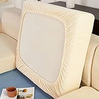 Vista 1 de Funda elástica para cojín de sofá, funda protectora para muebles de sofá, funda de asiento de sofá, estampado floral con parte inferior elástica, #17