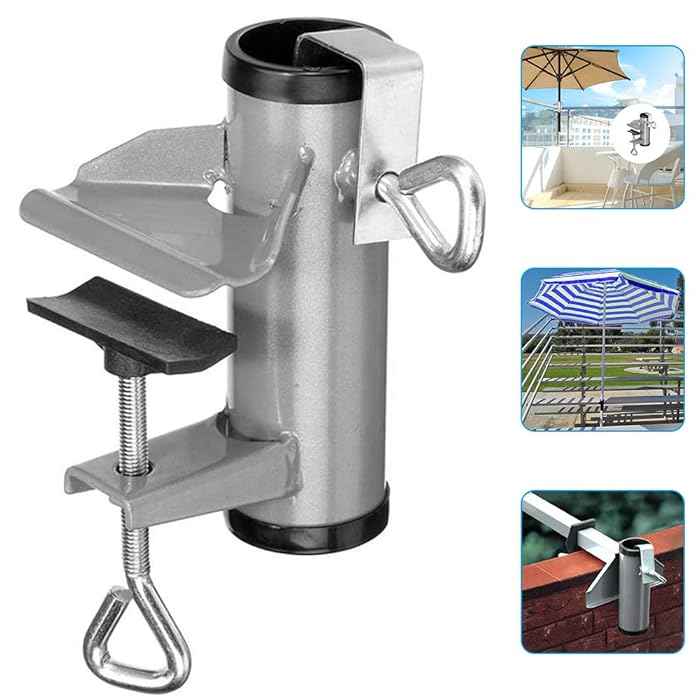 Buy Frusde Umbrella Clamp Holder, Upgraded Heavy Duty Patio Umbrella