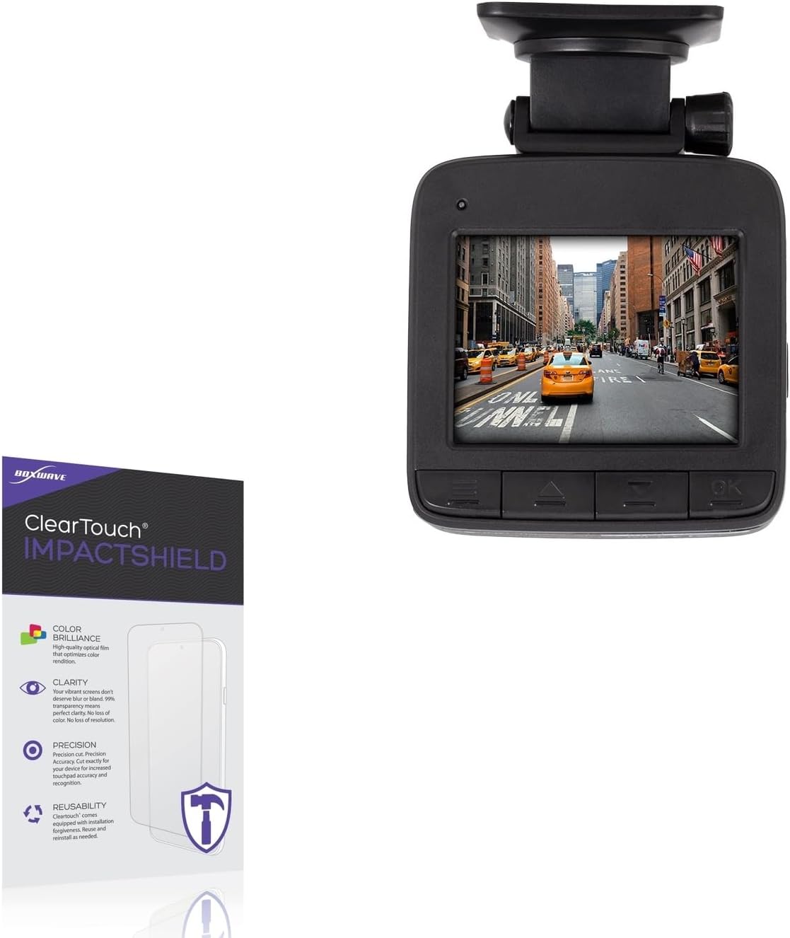 BoxWave Screen Protector Compatible With Soundstream RX.H100 - ClearTouch ImpactShield (2-Pack), Impenetrable Screen Protector Flexible Film
