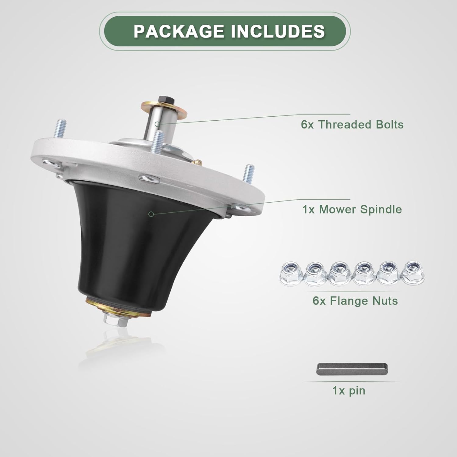 623782 Replace 623762 Spindle Assembly for 52" 61" Deck Lawn Mower, Fits for Gras Shopper 9661 9652