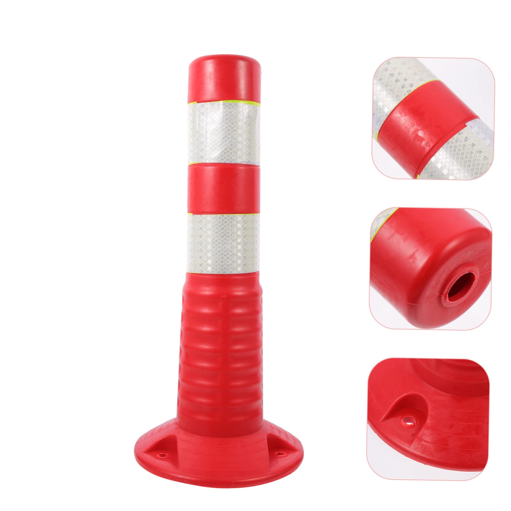 Colonne D'avertissement Anti-Collision en Plastique Réfléchissant, Position Réglable, pour Sécurité Routière et Parking