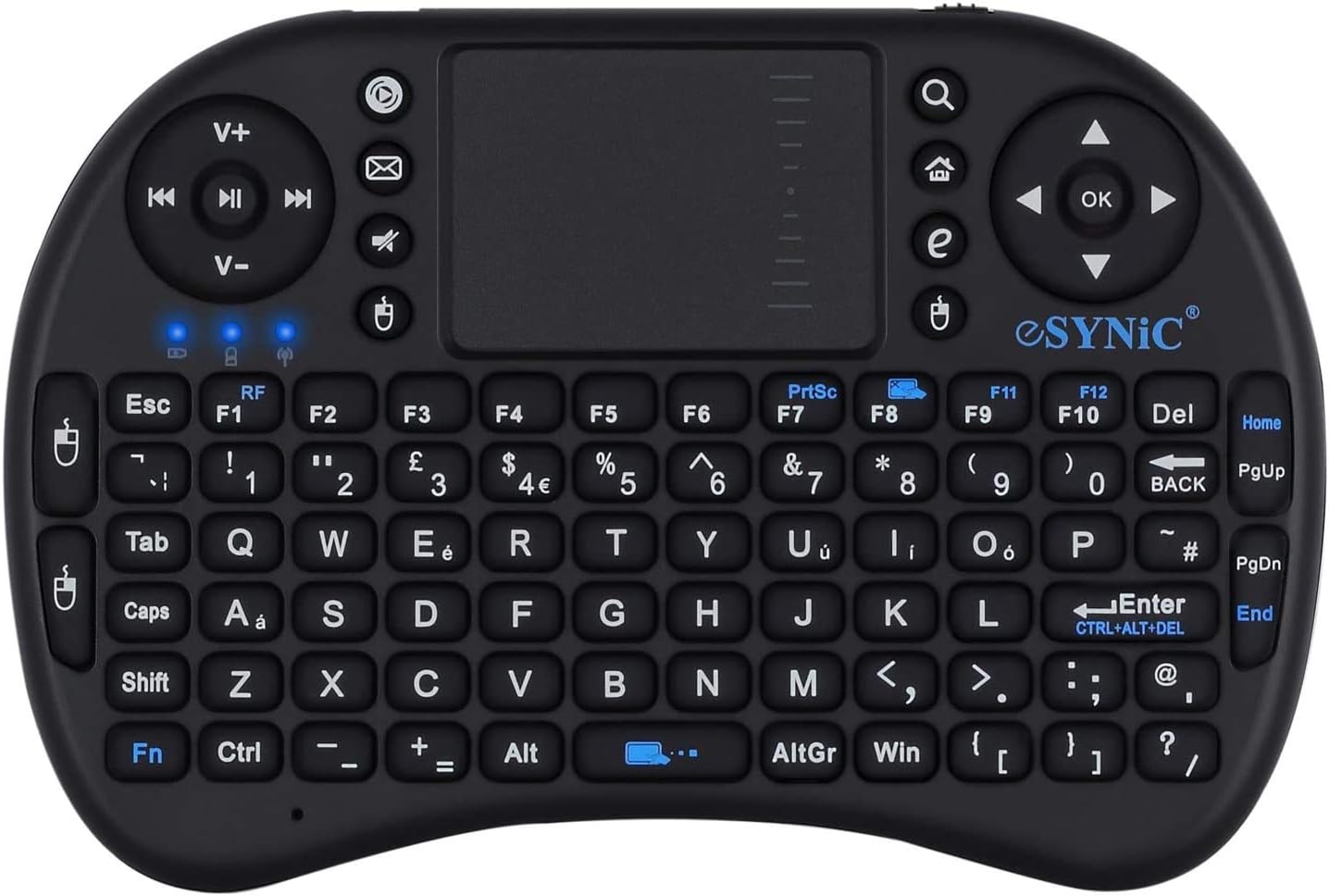 eSynic Mini Wireless Keyboard 2.4G XBMC Keyboard Touchpad Mouse Combo