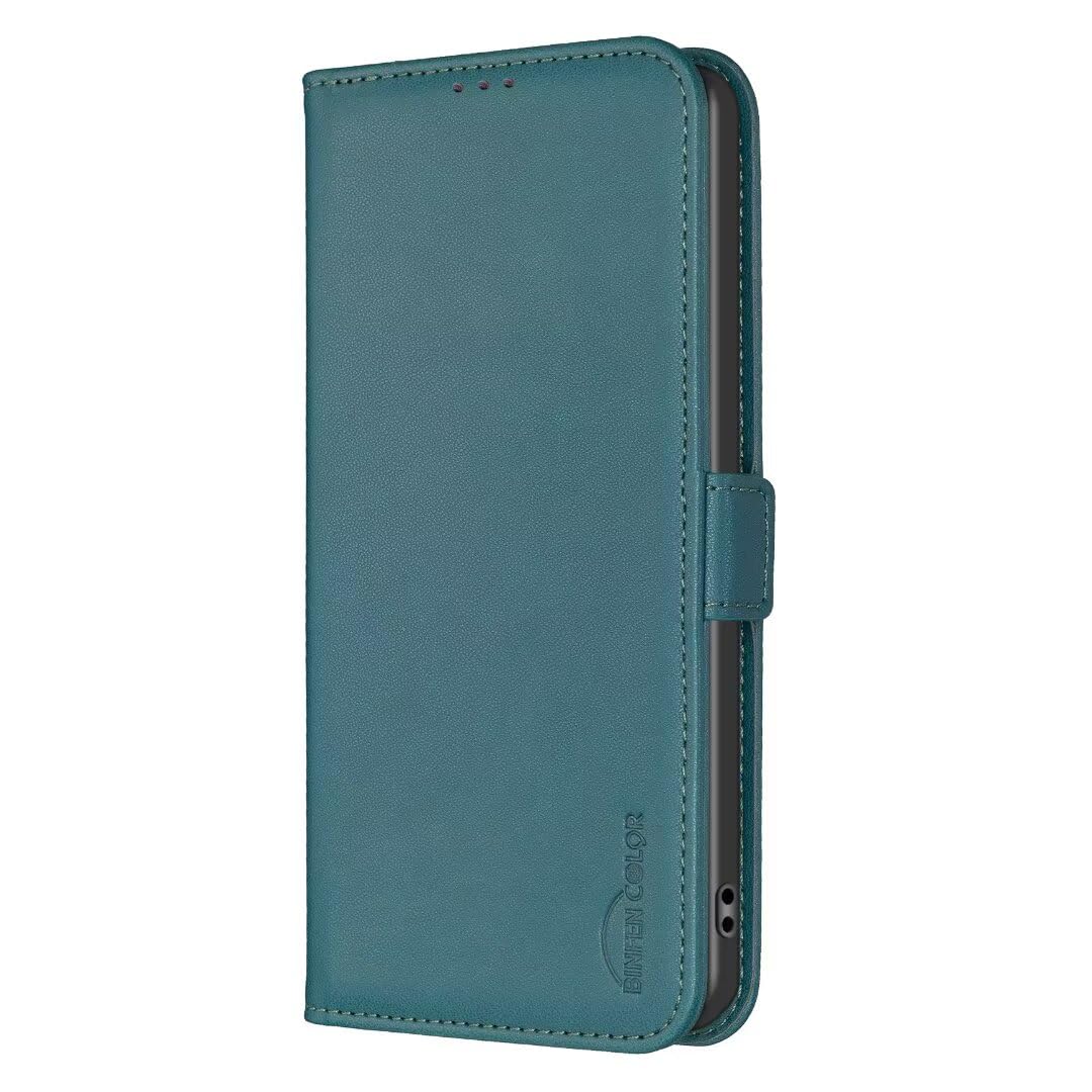 GOTOURED Custodia per telefono Honor X6b cinturino da polso blu, porta carte di credito modello pelle, chiusura magnetica, cavalletto, protezione antiurto, custodia flip cover