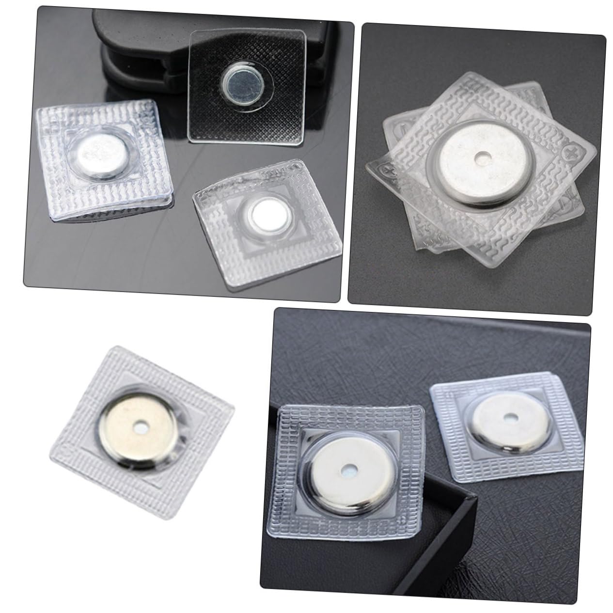 HAPINARY 50 Pares De Hebillas Magnéticas, Broches Magnéticos Para Coser, Broches Magnéticos Para Bolsos, Broches Para Ropa, Botones Magnéticos, Botones De Costura, Botones A Presión De