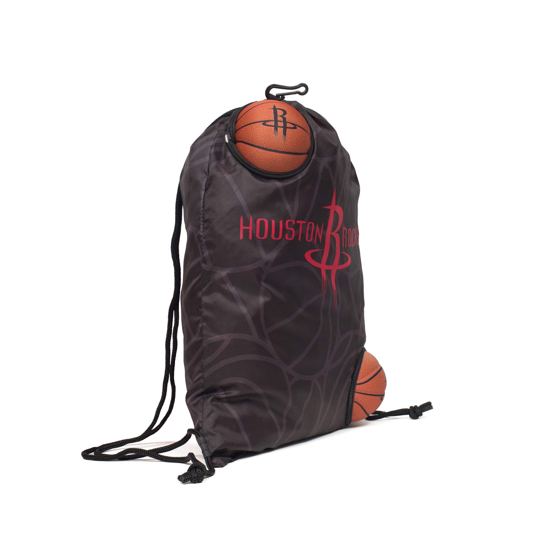 Maccabi Officially Licensed NBA Houston Rockets Ball to Drawstring Bag