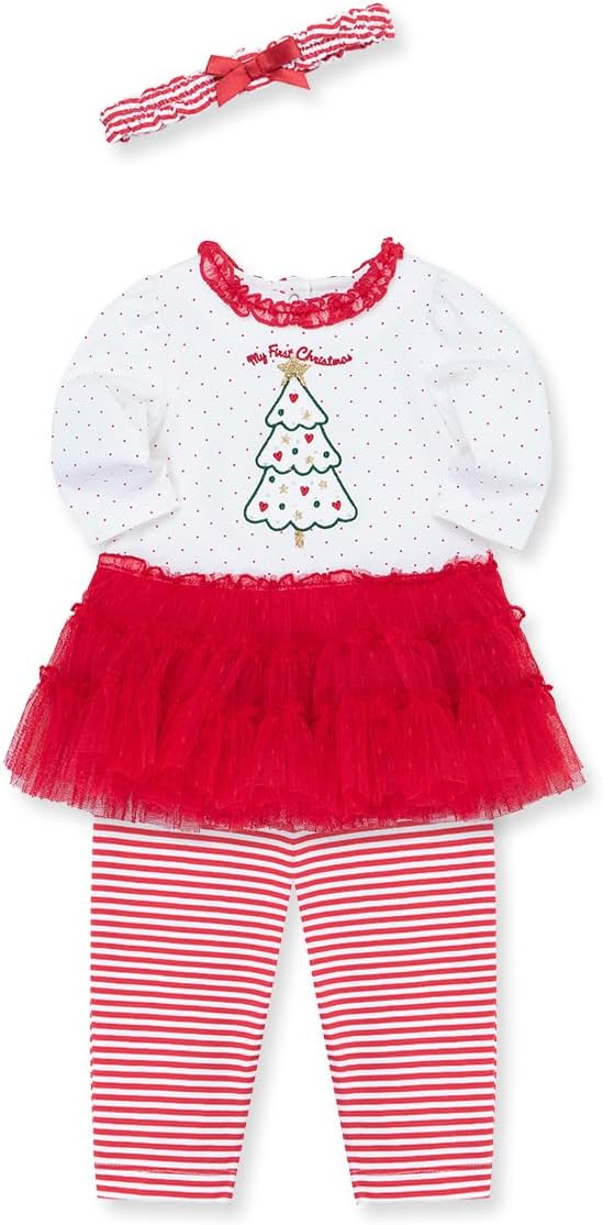 Little Me Clothes for Baby Girls' Tutu Shirt and Legging Set
