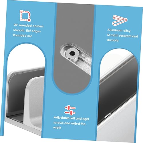 Miniatura 4 de Laptop Stand Notebook Holder Rack Laptops Cradle Holder Laptop Vertical Support Stand Laptop Base Vertical Laptop Holder Desktop Notebook Dock