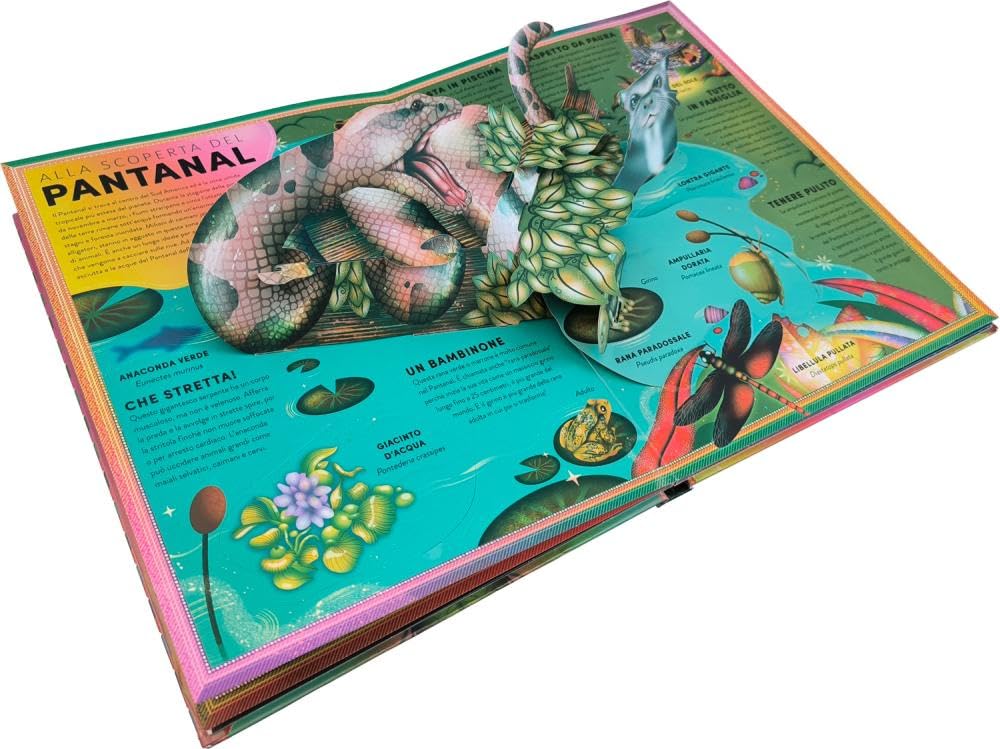 L'incredibile pop-up degli anfibi e altri e altri animali delle terre umide. Ediz. a colori