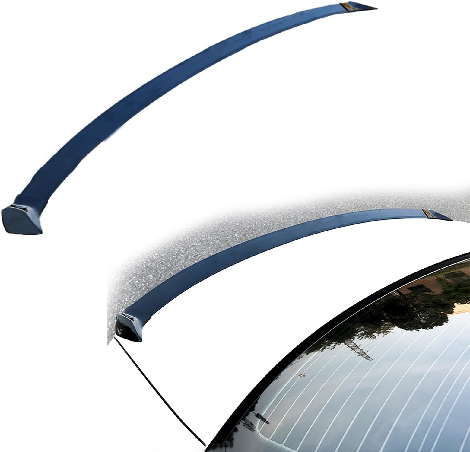 Car Spoiler for Genesis G70 (facelift 2020) 2020 2021 2022 2023 2024, Rear Trunk Spoiler Wing Lip Anti Scratch Rear Wing Lid Car Accessories,Gloss black