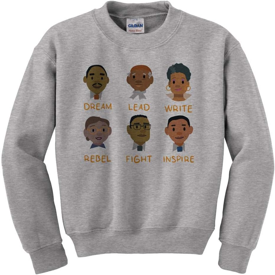 Black History Icons Kids Sweatshirt Youth