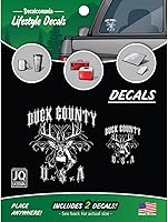 Vista 13 de Decalcomania - Calcomanía de collage de ciervos de caza, ciervos, calcomanías para ventana de camión, calcomanías de caza blancas fabricadas