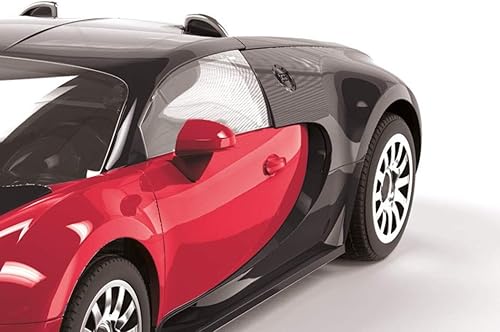 Miniatura 5 de Airfix Quickbuild Bugatti Veyron J6020 - Kit de construcción de ladrillo rojo y negro
