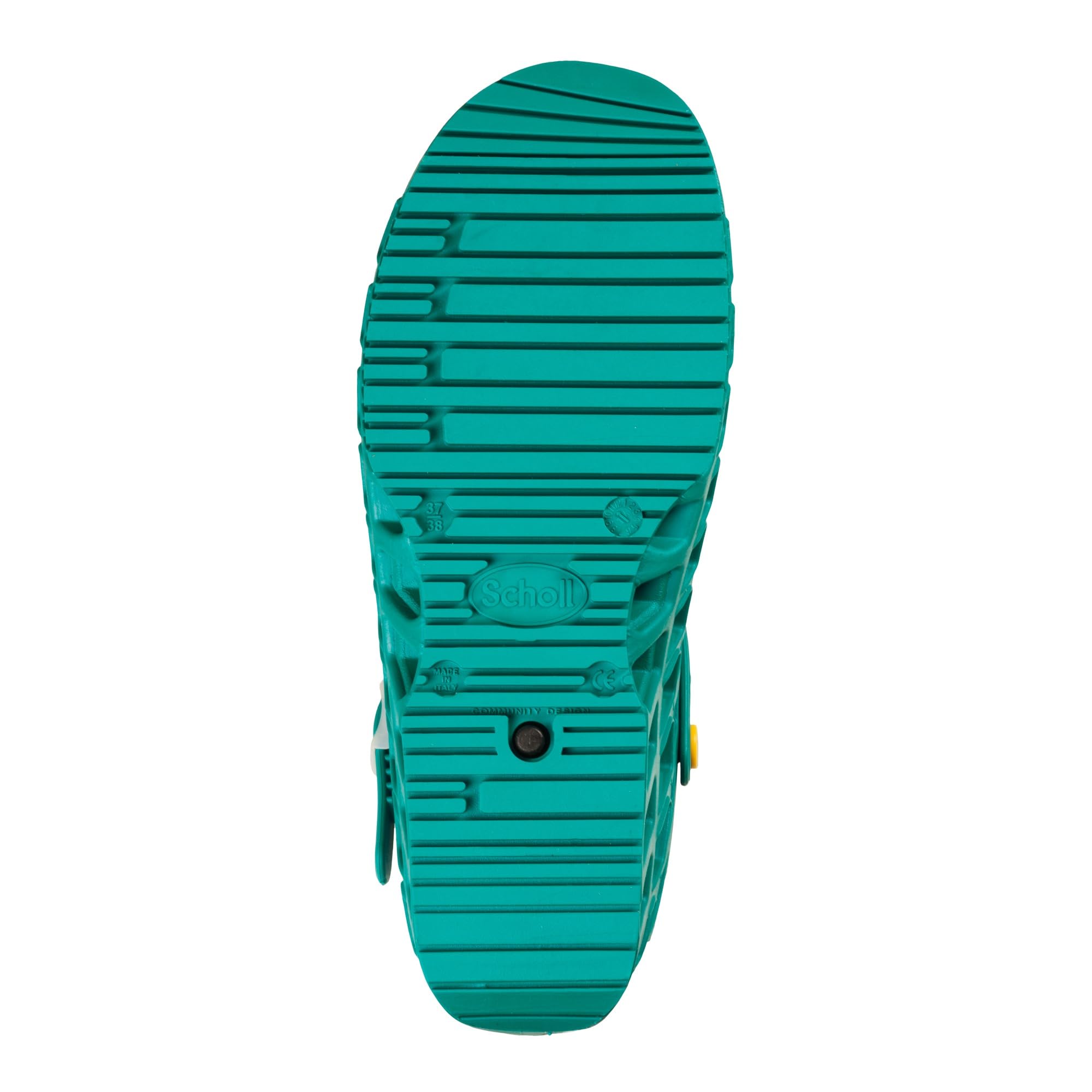 Scholl Clog Evo - Zoccoli Sanitari Professionali per Uomo o Donna, Ultra Leggeri, Comodi e Traspiranti, con Suola Antiscivolo, Soletta in Memory Removibile e Cinturino Rotante