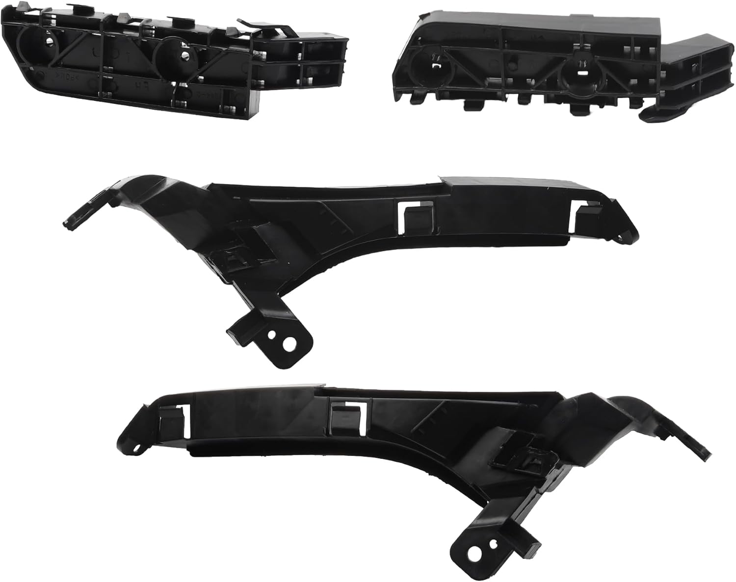 Dasbecan 4Pcs Headlight & Front Bumper Bracket Mount Support Retainer Kit Compatible with 2007-2011 Honda CRV Bracket Set Replace# 71140-SXS-A00, 71193-SWA-003, 71190-SXS-A00, 71198-SWA-003