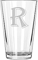 Vista 17 de Vaso de cerveza 16 oz pinta Monogram (C)