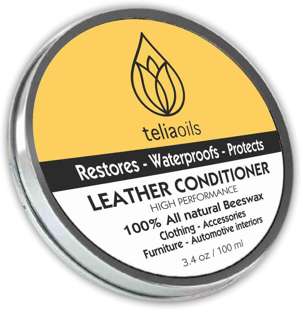 Teliaoils Leather Conditioner - Natural Clear Leather Repair Care Balm for any kind- Waterproofing Leather Salve Restorer, Softener & Protector - for Upholstery, Furniture, Shoes, Sofa & More - Image 7