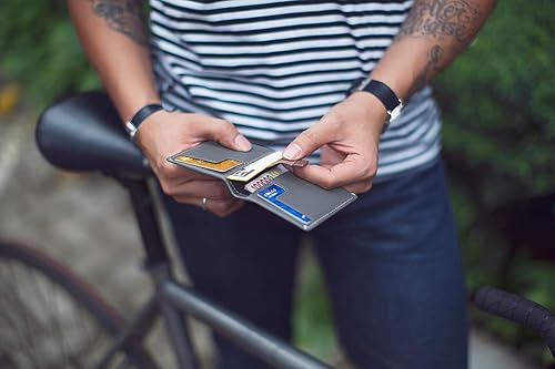 Miniatura 6 de Bellroy - Cartera delgada Slim Sleeve (cuero de primera calidad, bolsillo delantero, diseño delgado tipo bifold con capacidad para 4 12 tarjetas y