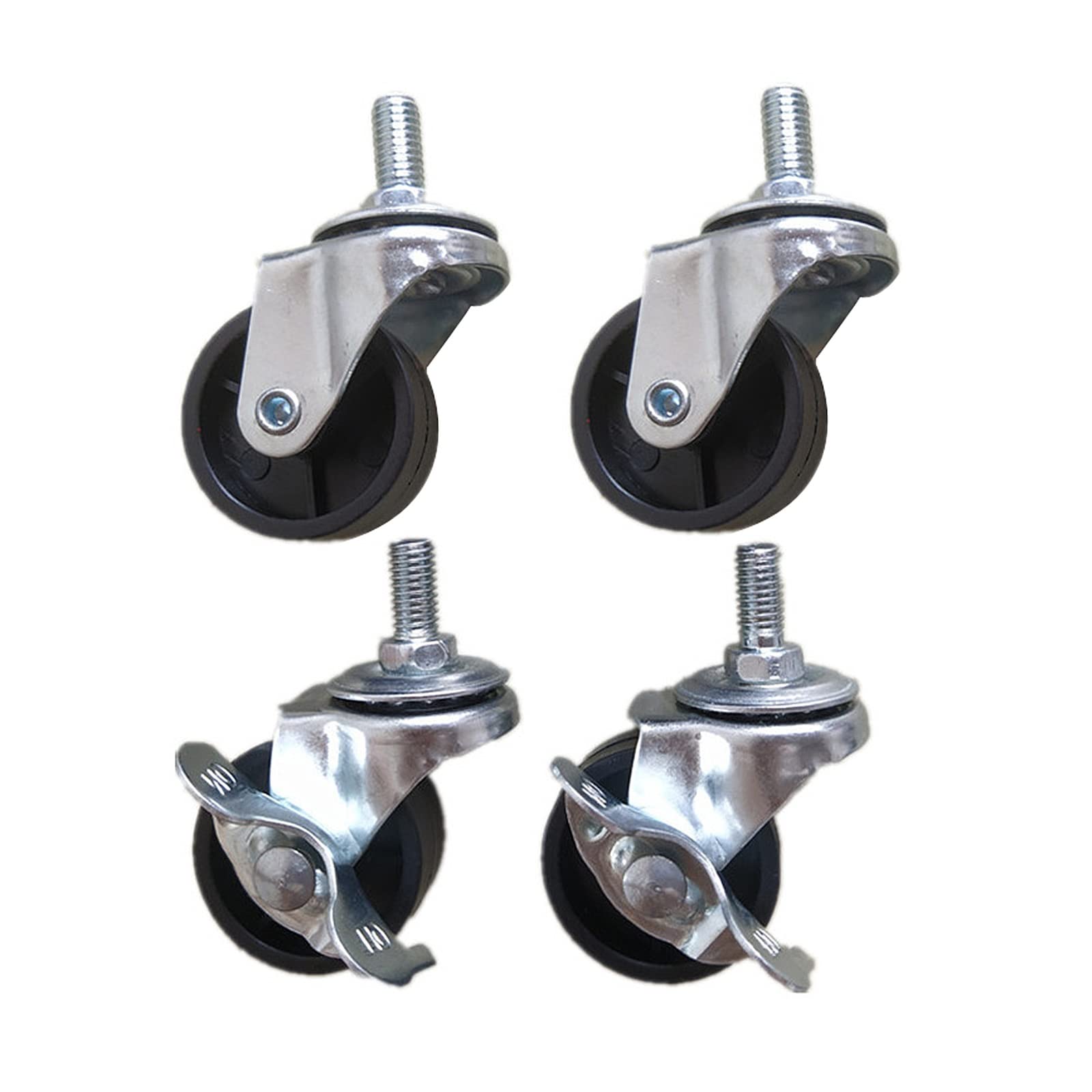 Roulettes pivotantes de 50 mm en nylon pour réparer un chariot coincé
