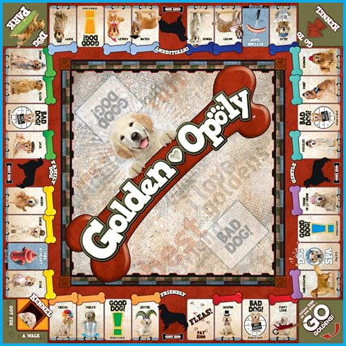 Juego de mesa Golden Retriever-Opoly para 2 a 6 jugadores miniatura 4
