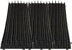 Kit 5 Espicula Protetor Anti Pombo Espanta Gatos Repelente Roedores Inibidor Espinhos Para Muro Janela Preto (5)
