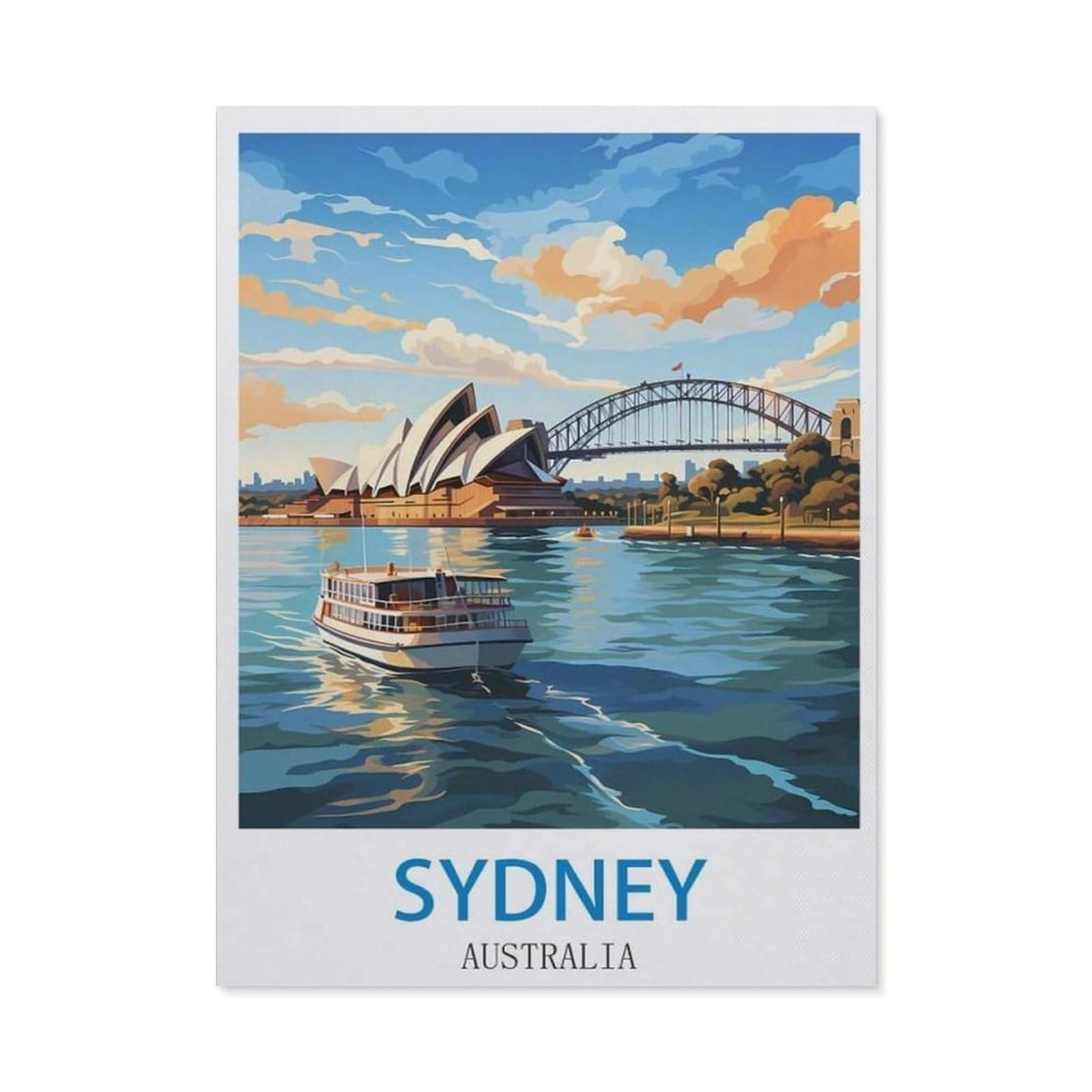 BEAYODKP DIY Diamond Painting，Sydney Australia（40x50cm）