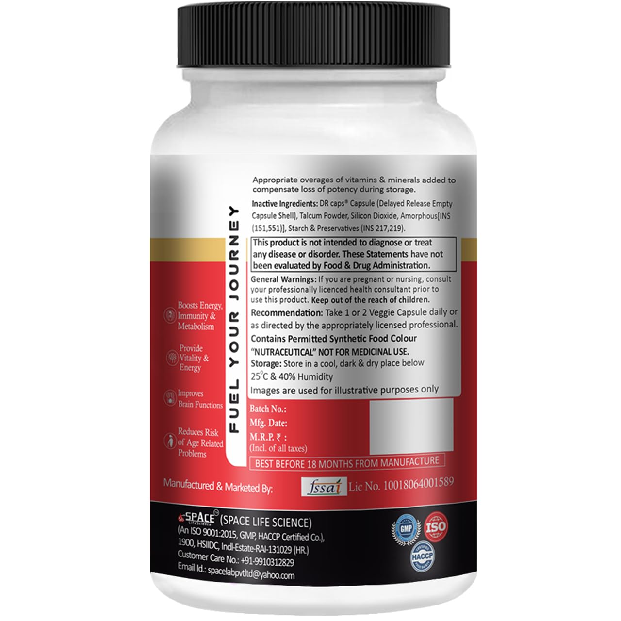 Instafuel Daily Multivitamin | 32 essential vitamins and minerals with shoden® ashwagandha, ginseng and ginkgo biloba - energy, stress relief, focus and mental clarity, immune boost, 30 capsules Instafuel Daily Multivitamin | 32 essential vitamins and minerals with shoden® ashwagandha, ginseng and ginkgo biloba - energy, stress relief, focus and mental clarity, immune boost, 30 capsules