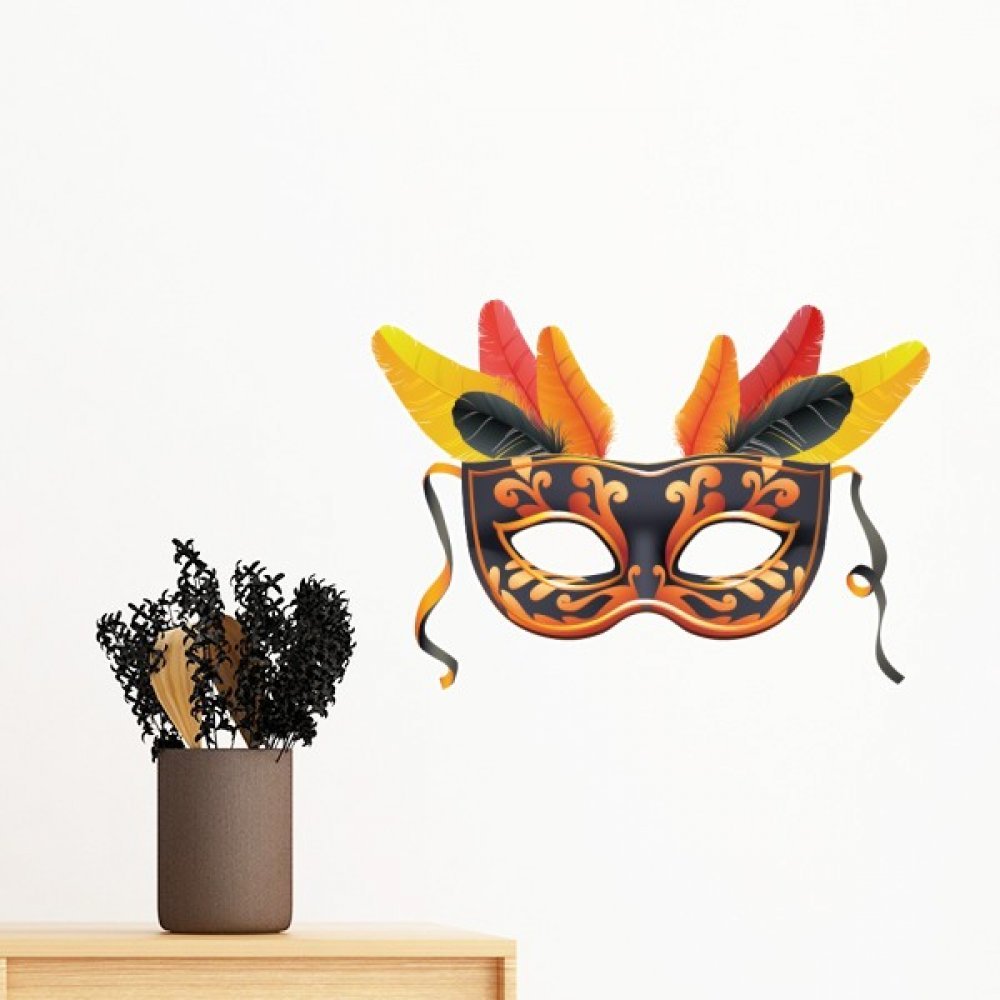 Carnaval de Venise sticker mural pour décorer la chambre avec élégance