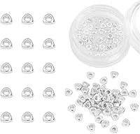 Vista 22 de Cuentas espaciadoras redondas bañadas en oro de 14 quilates, 3x3 mm, 50 piezas para hacer joyas sin deslustre