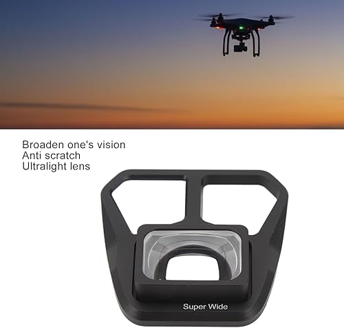 Miniatura 3 de Filtro de lente de cámara para 3 Pro Drone, Kit de filtro de lente de gran angular externo de vidrio óptico Accesorios de filtro de lente de
