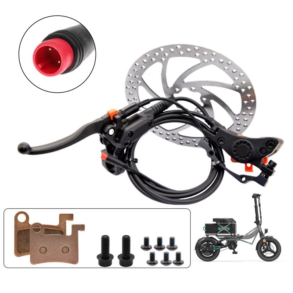 Ebike Fatbike Power Off Ensemble de freins à disque hydrauliques pliables pour vélo électrique 2 broches Connecteur Accessoires de cyclisme