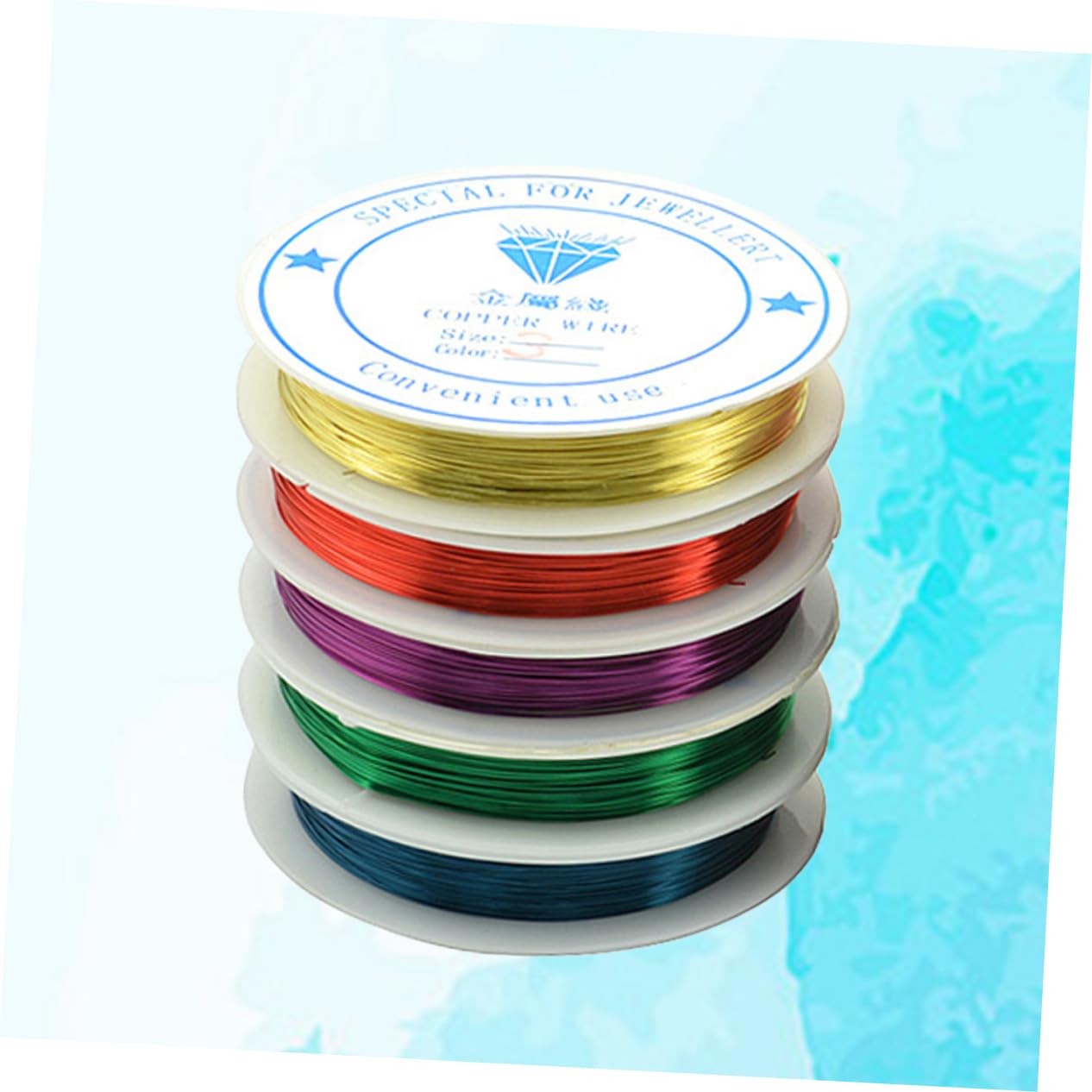 Anneome 15rotoli Rame Per Bigiotteria Per Flessibile e Versatile Per e Decorazioni Per e