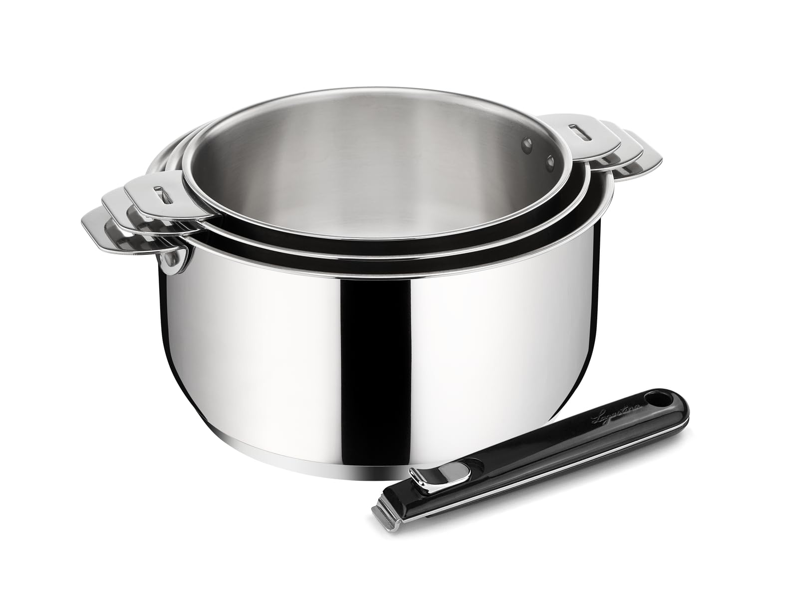 Amazon.com: Lagostina Salvaspazio 3 Stainless Steel Saucepans 18