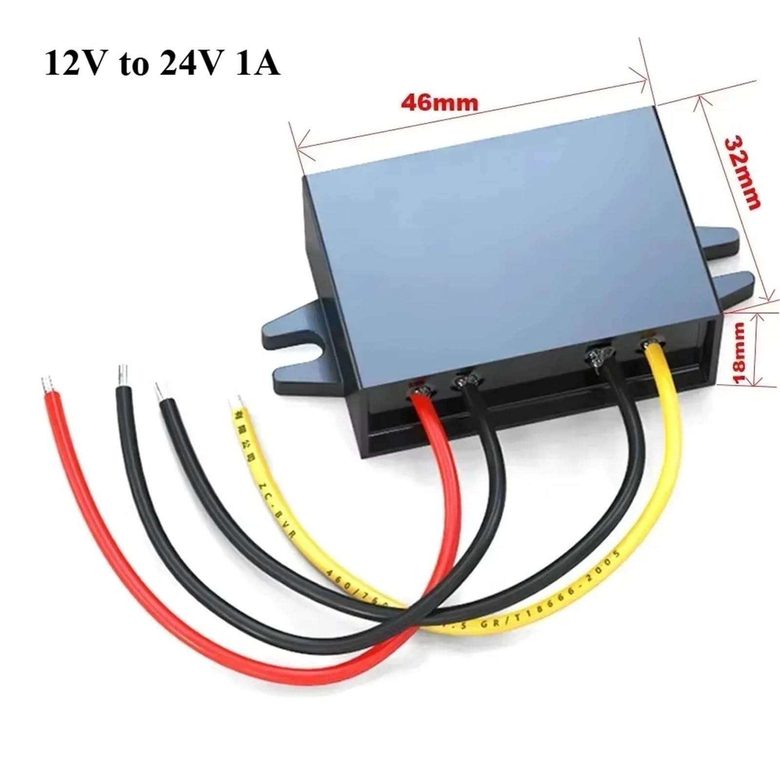 2pcs 12V to 24V 1A 2A 3A DC to DC Converter Step Up Boost 24V Voltage Regulator Stabilizer Power Converter Automotive Regulator(12V to 24V 1A)